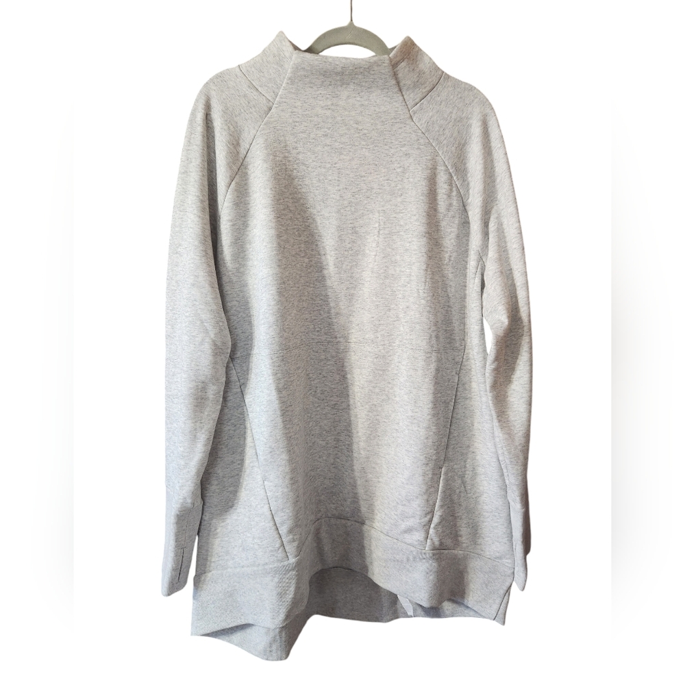 Fabletics Gray Tunic Sweatshirt